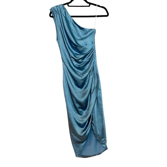 ELLIATT Women's Blue Cassini One Shoulder Dress Size XS NWT - Picture 6 of 11